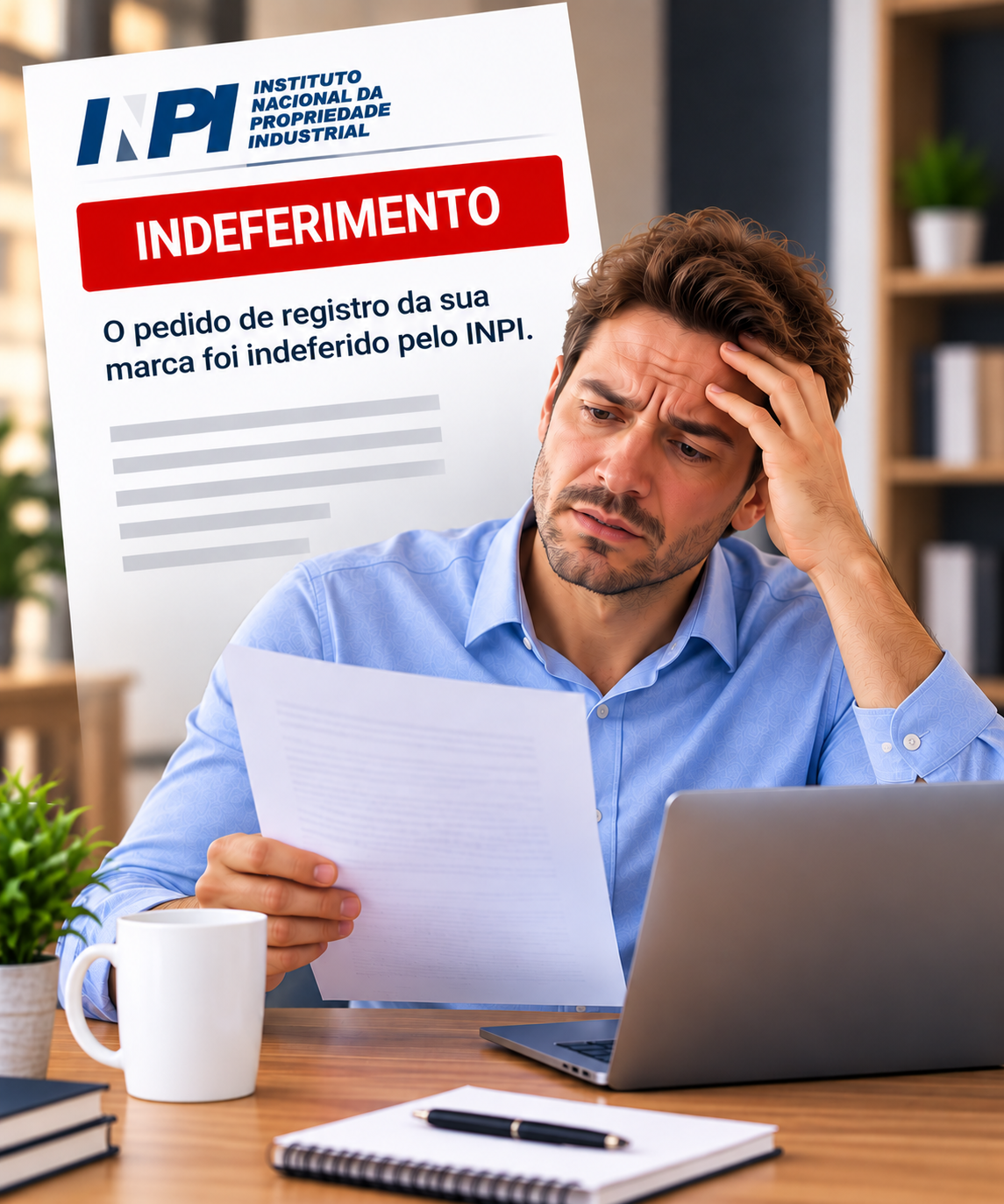 Indeferimento de pedido de registro de marca pelo INPI