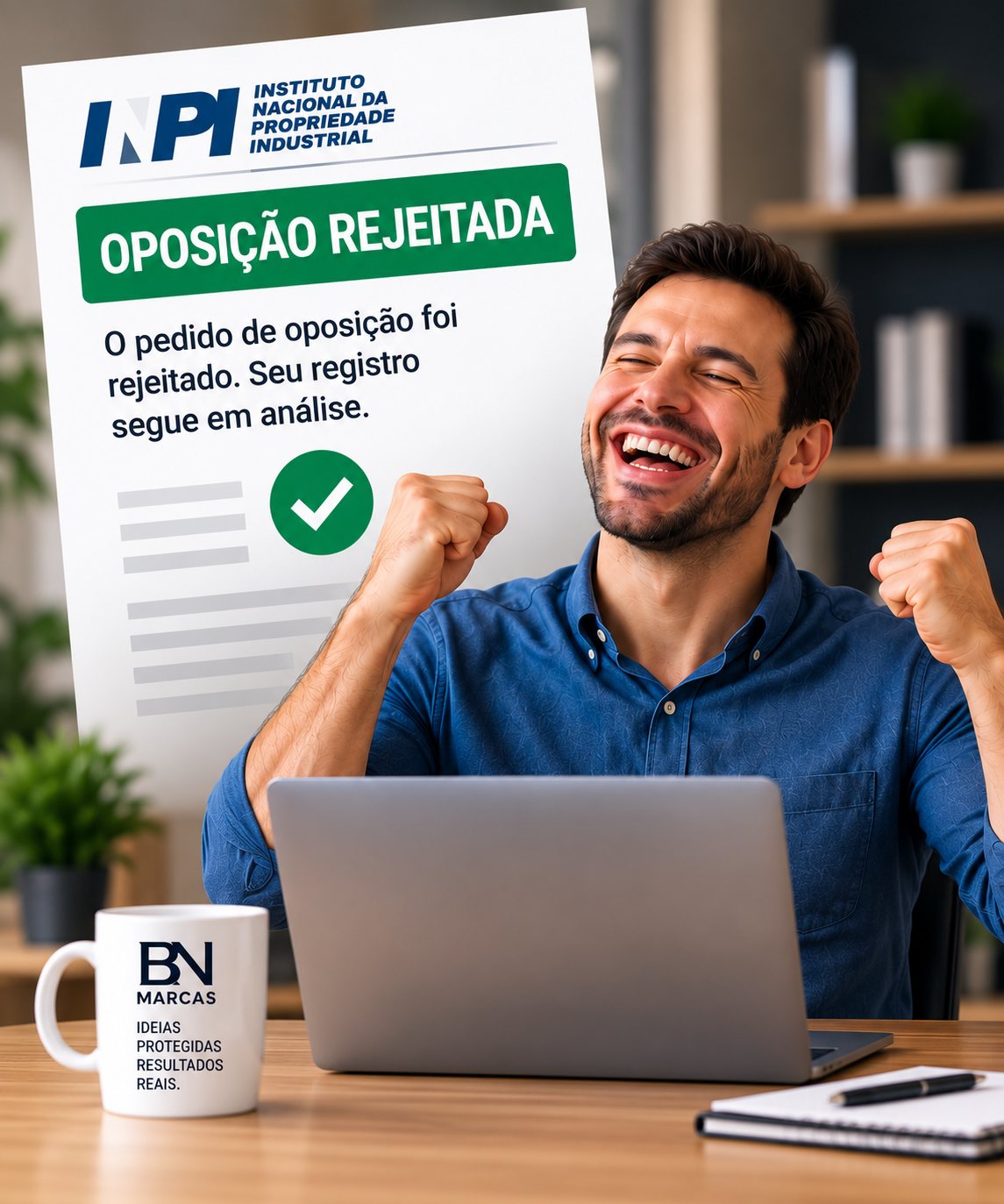Oposição rejeitada no processo de registro de marca